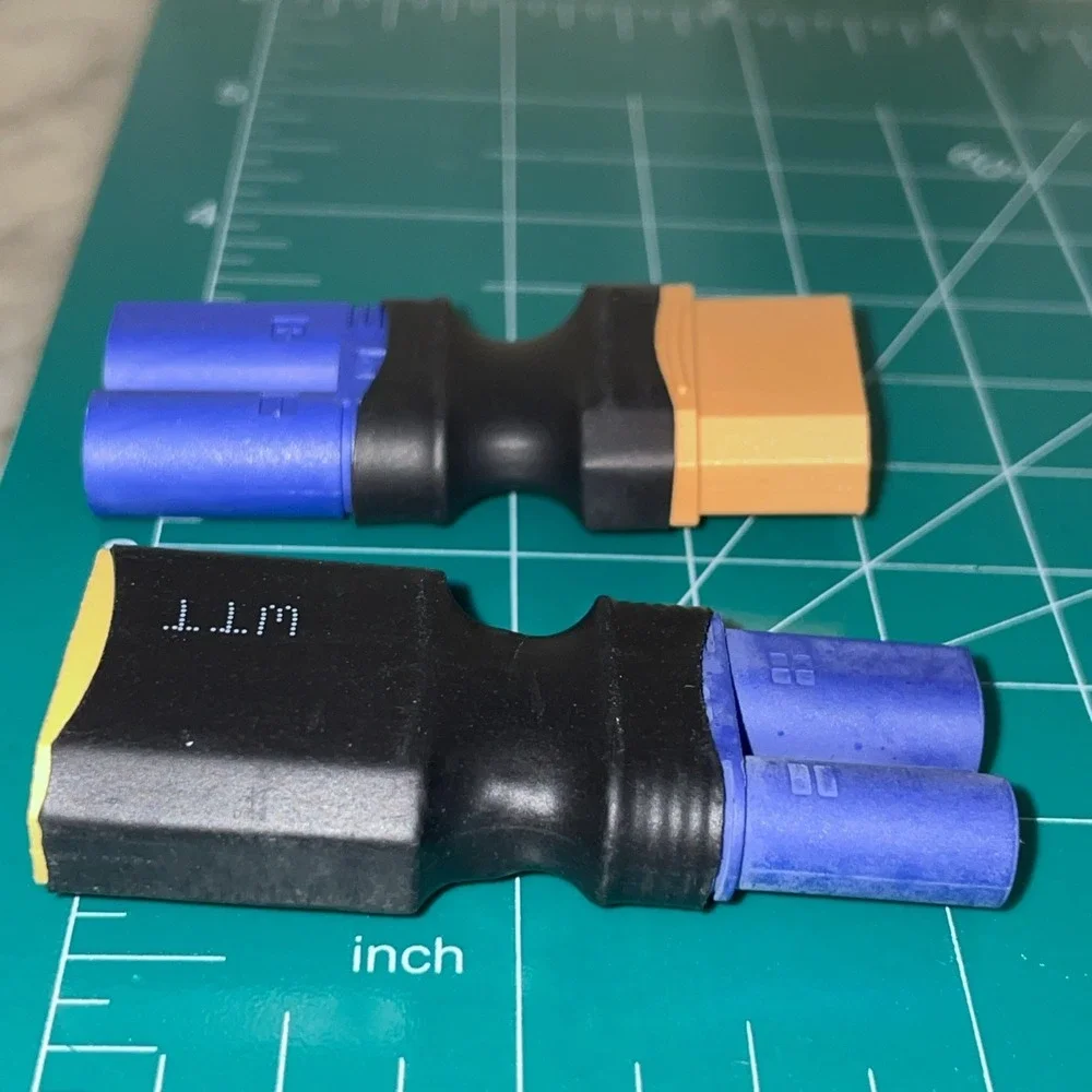 2pc‎ Male XT60 to EC5 Female Adapter Connector for Lipo Battery Plugs RC Parts